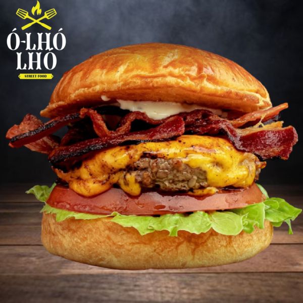 Burger Clássico Salada Bacon