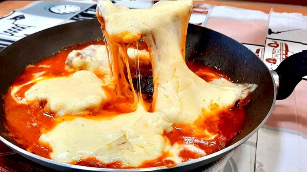 Filé de Frango à Parmegiana (COMPLETO)