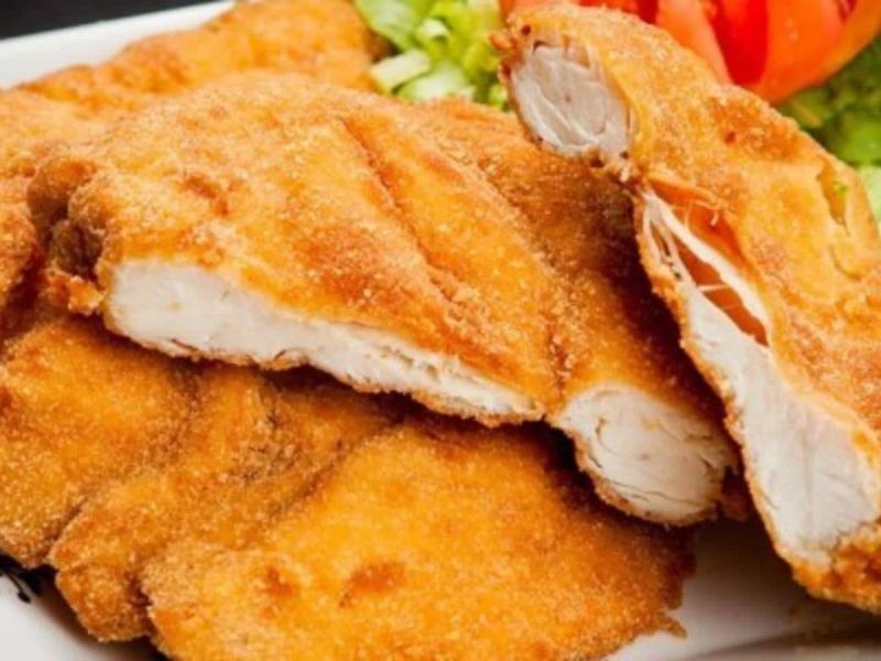 Frango à milanesa (completo)