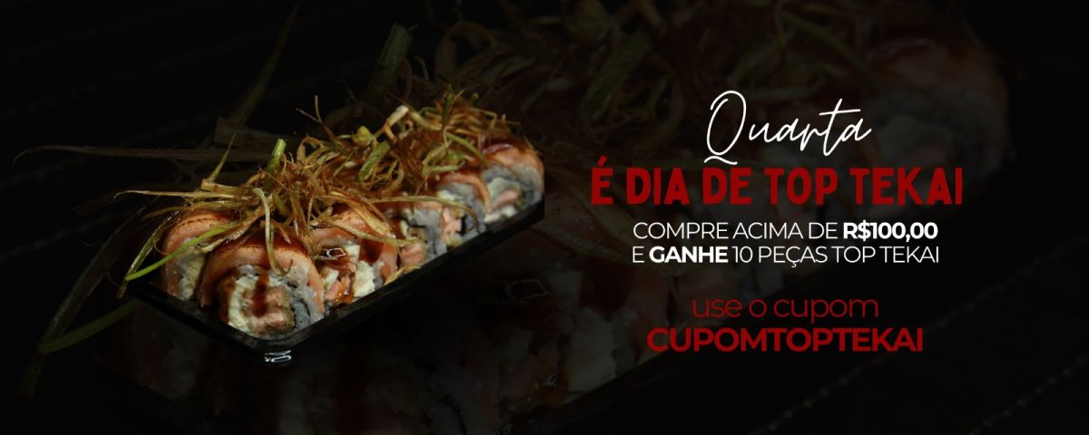 Banner promocional de Sushi Tekai Delivery