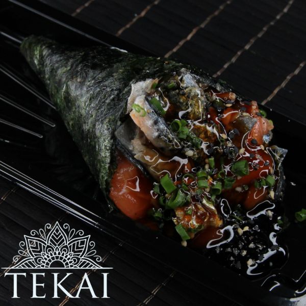 Temaki Skin e Salmão