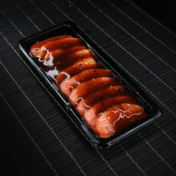 Sashimi Salmão com Molho de Ostra - 10 pçs
