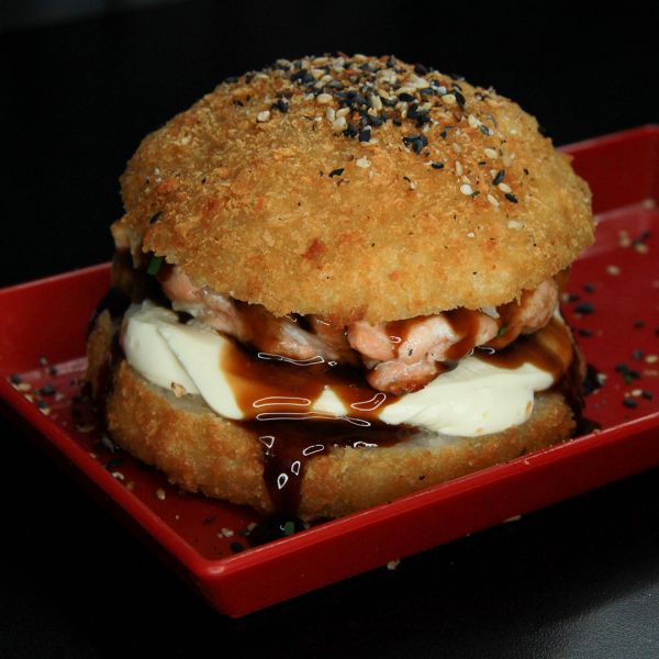Burguer Salmão Cru