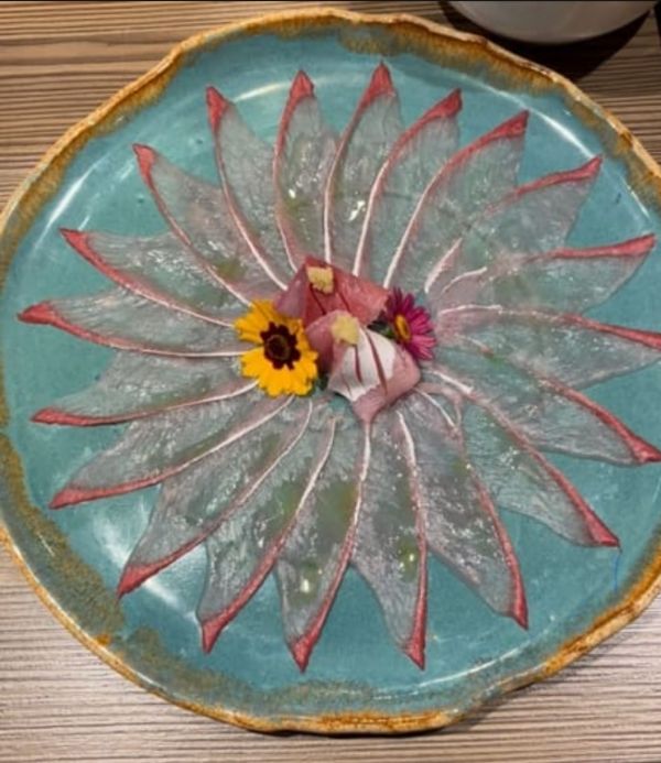 Carpaccio de Peixe Branco 20 peças