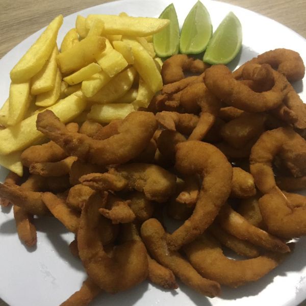Camarão à Milanesa