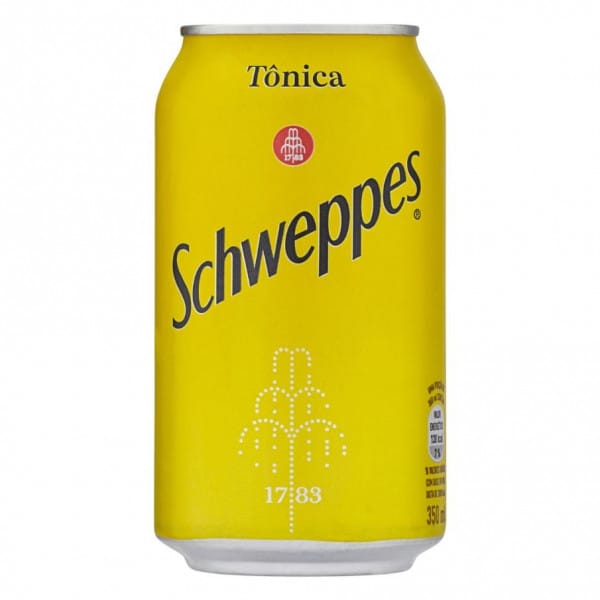 Água Tônica Schweppes lata