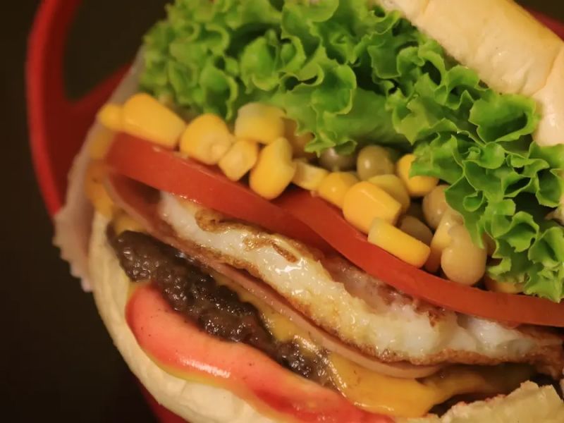 X Vegetariano (Hambúrguer vegano de lentilha)