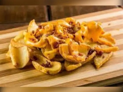 Batata Canoa com Cheddar e Bacon
