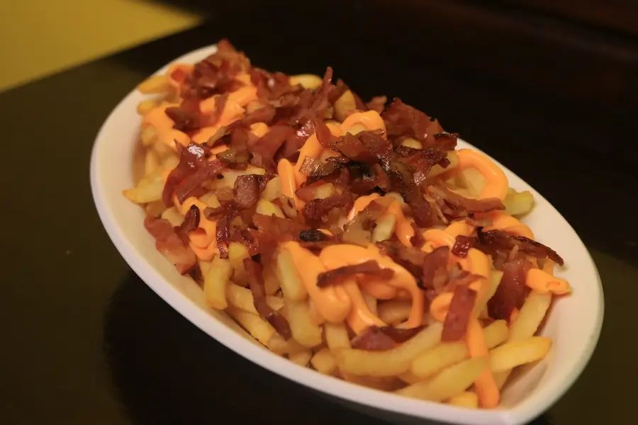 Batata  com Cheddar e Bacon
