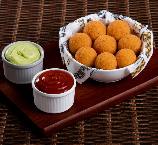 Mini salgadinho queijo