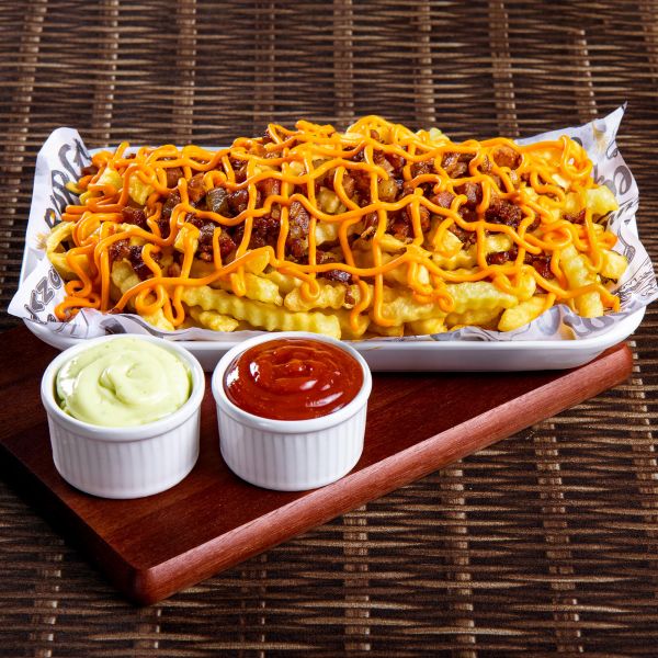 Feio Batata com Cheddar e Bacon