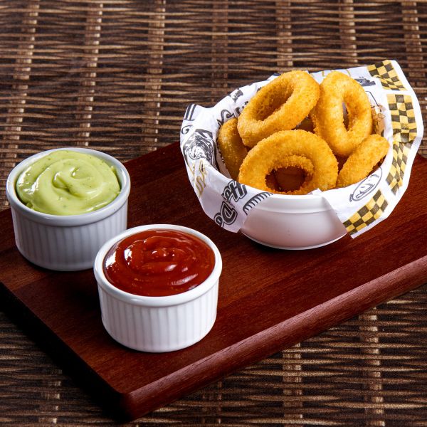 Acompanhamento de Onion Rings (100g)