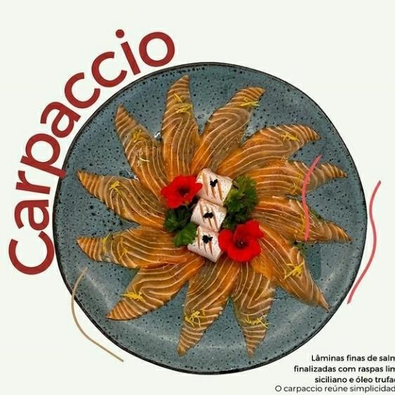 Carpaccio de salmão 20 lâminas