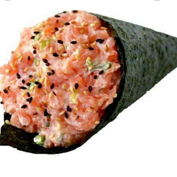 Temaki filadelfia salmão batido 1 unidade
