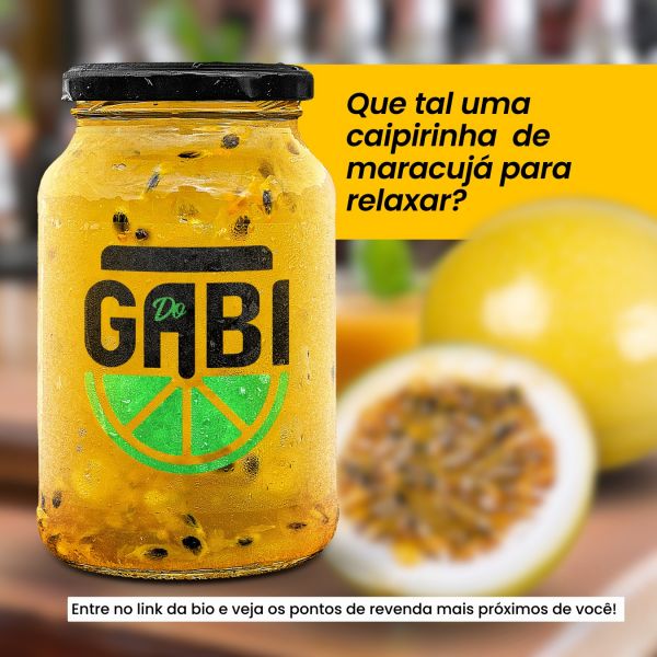 CAIPIRA NO POTE 500ml - Maracujá