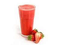 Copo de Suco de Morango