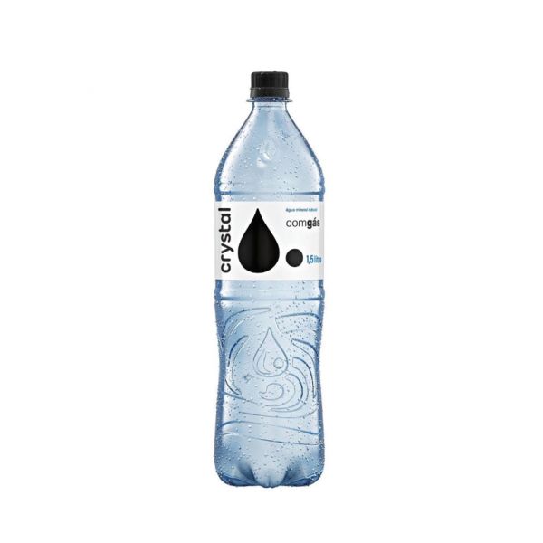 Água Crystal com Gás 1,5L