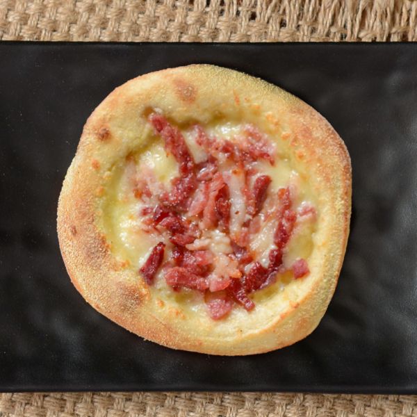 Bacon com Muçarela