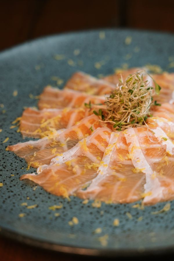 Carpaccio de Salmão trufado