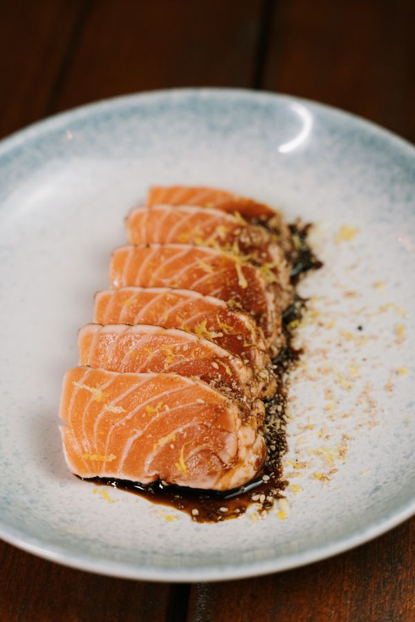 Sashimi de Salmão Selado