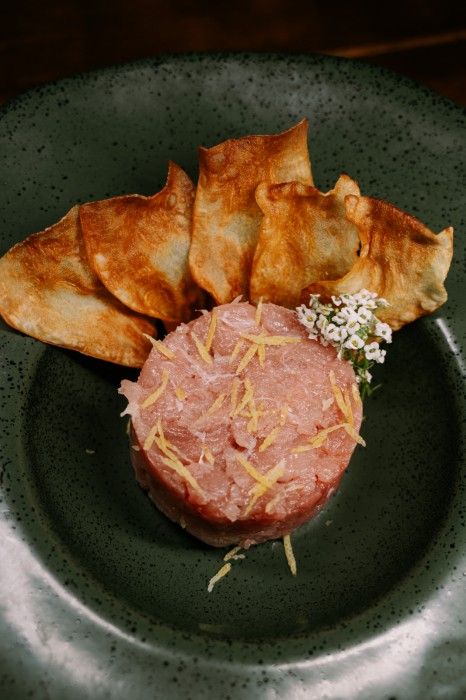Tartar de atum trufado