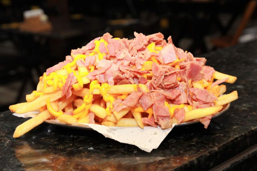 Fritas c/ Cheddar e Bacon