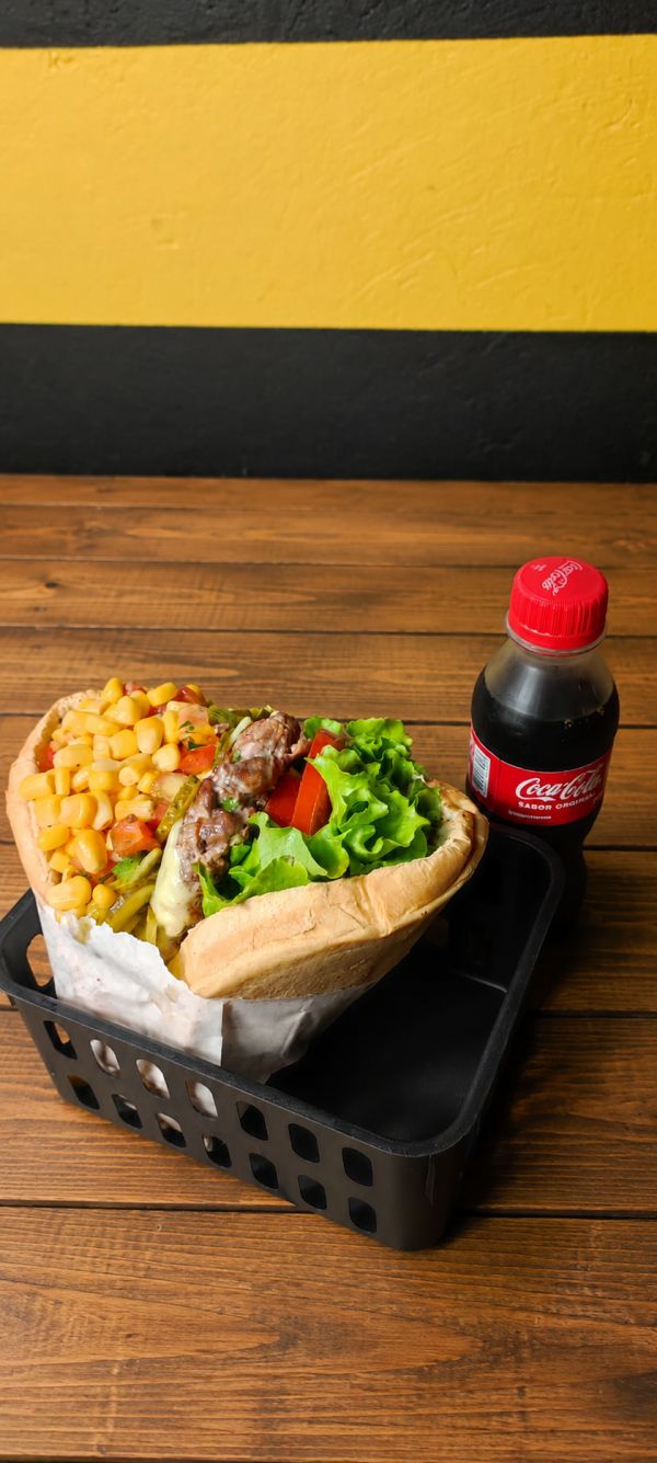 X - salada + Refri 200 ml