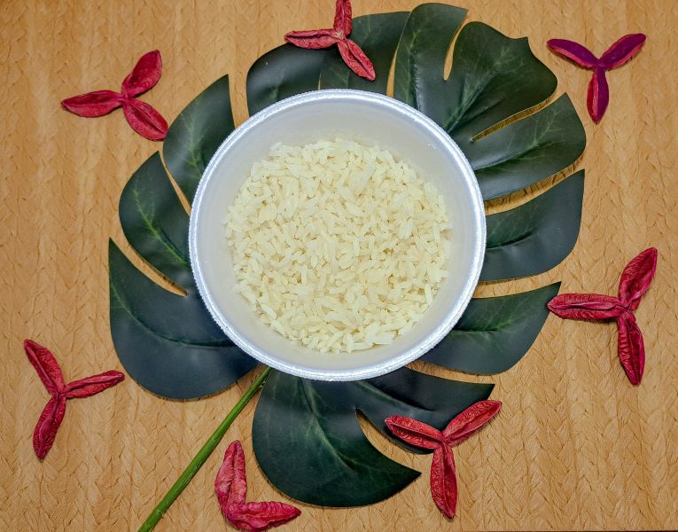 Porção de arroz