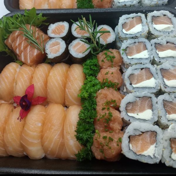 Promocional todo Salmão 60 peças