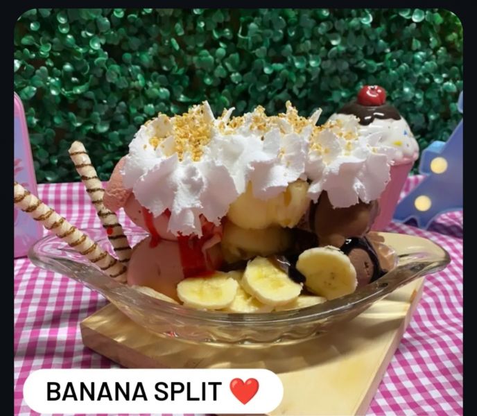 Banana split tradicional