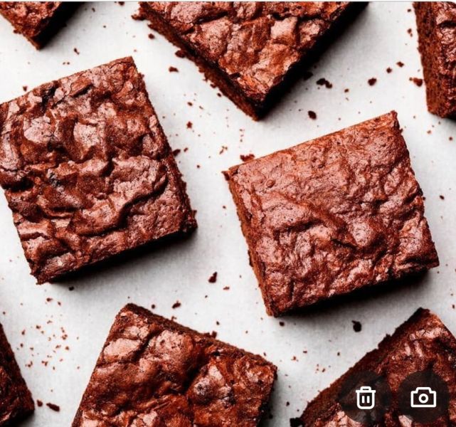 Fatia de brownie