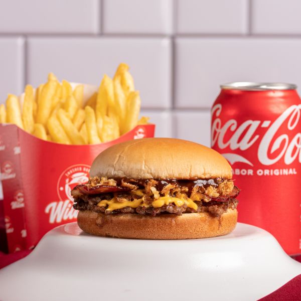 BBQ Bacon + 1 Fritas + Bebida