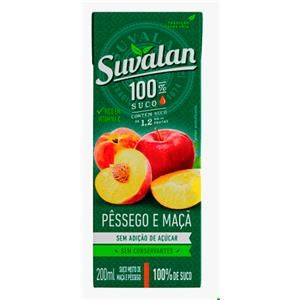 Suco pêssego com maçã suvalan 200ml