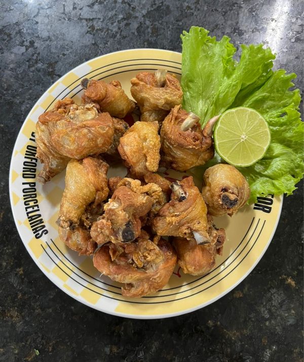 Frango a passarinho