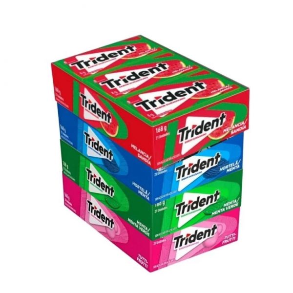 Trident menta/ melancia/ tutti-frutti