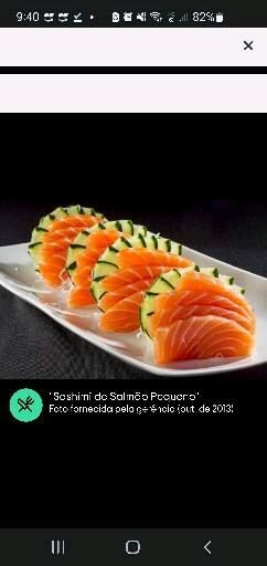 Sashimi de salmão 20 unidades