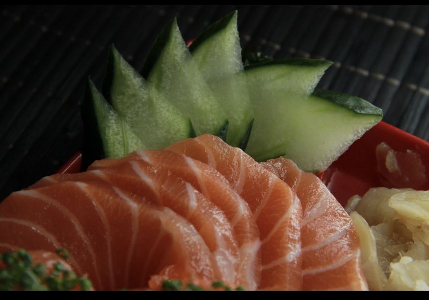 SASHIMI SALMÃO - 5 PÇS