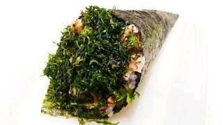 Double Temaki Salmão Filadélfia Com Cripy De Couve