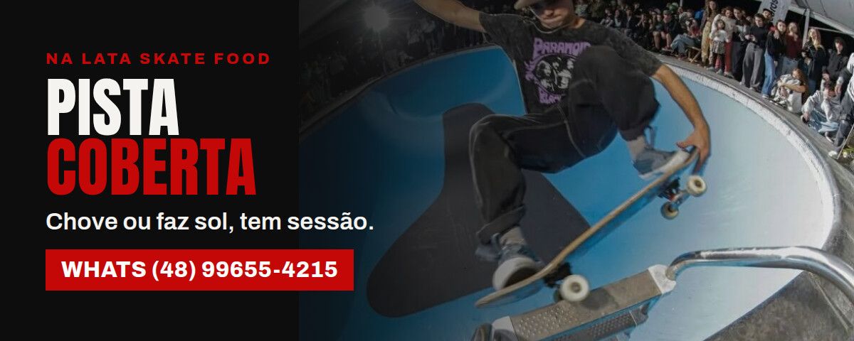 Banner promocional de Na Lata Skate Food