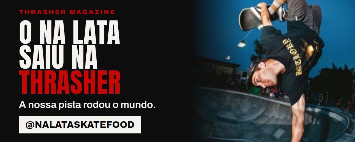 Banner promocional de Na Lata Skate Food